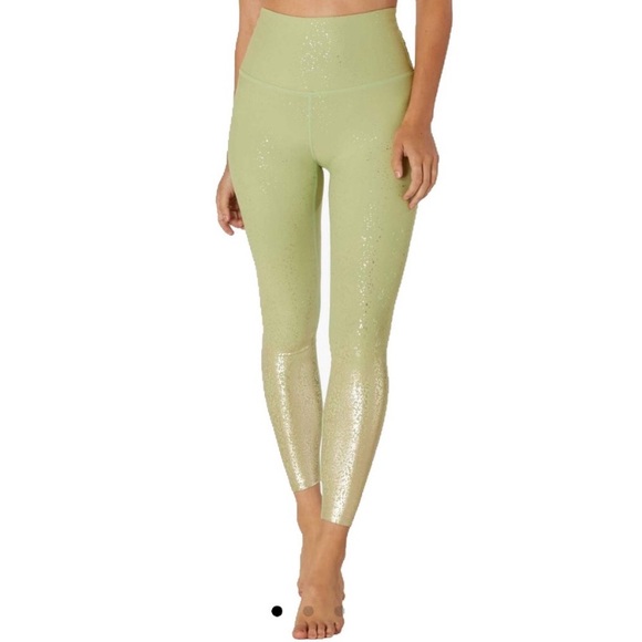 Beyond Yoga High Waisted Alloy Ombre Midi Leggings - Picture 1 of 13